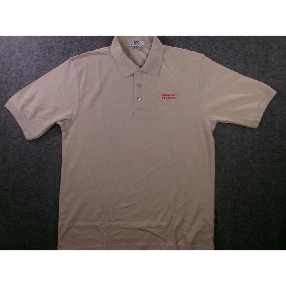 Suburban Propane Polo Shirt Men Large Corporate Uniform Embroidered Professional